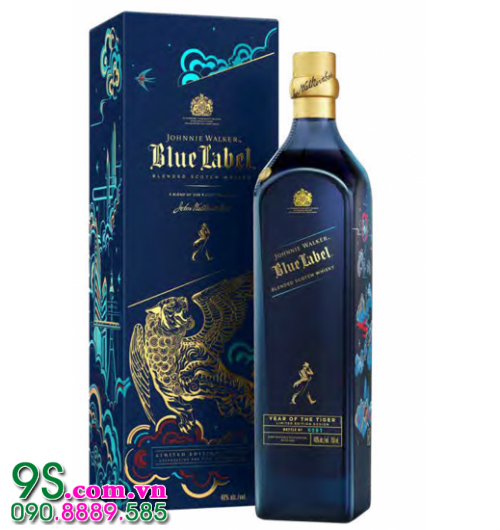 Rượu Johnnie Walker Blue Label Year Of Tiger Tết 2022 750 ml / 46%